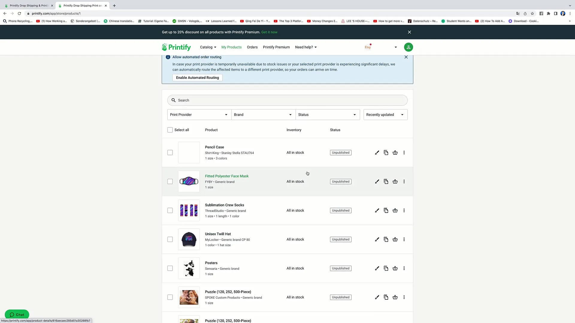 E-Commerce-menestyksekäs: Tuotesuunnittelu Printifyssa
