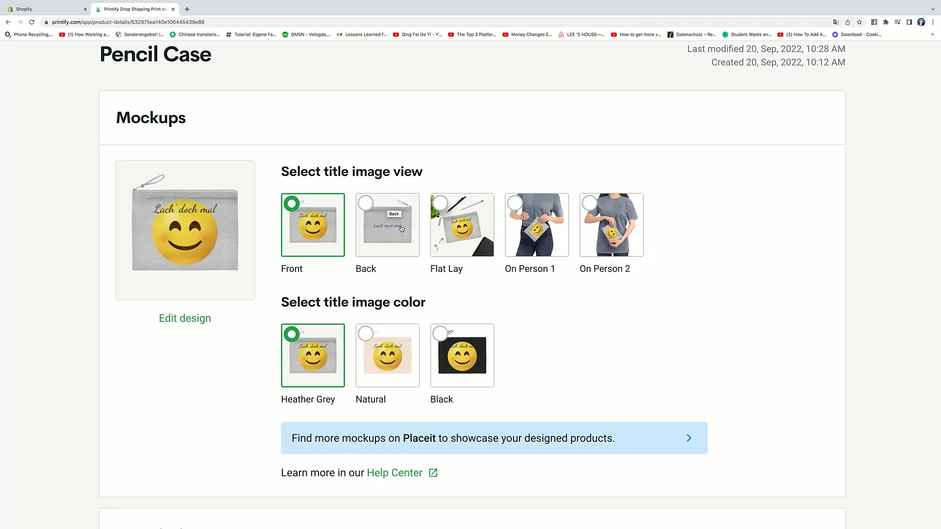 E-handelskurs: Printify - Kontoöversikt för enkel åtkomst