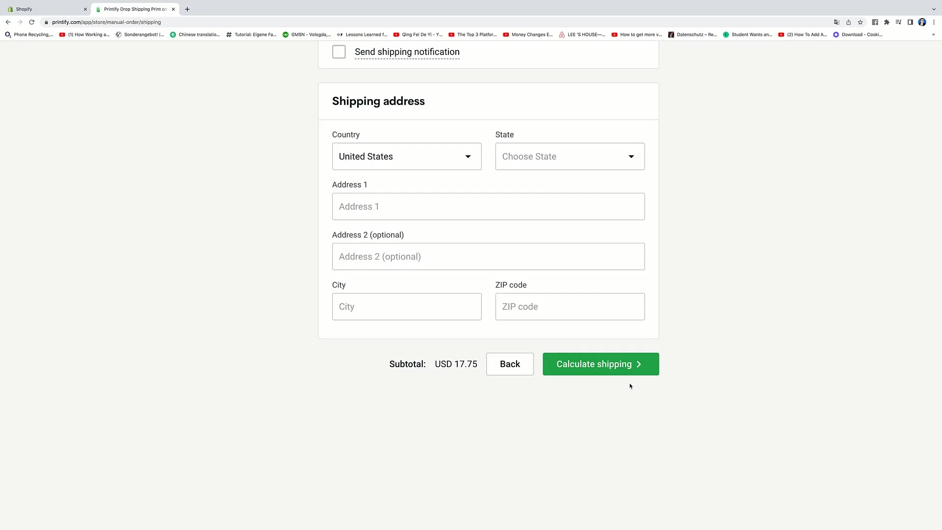 Kurs E-Commerce: Printify - Tinjauan fitur akun Kurs E-Commerce: Printify - Gambaran tentang fungsi akun