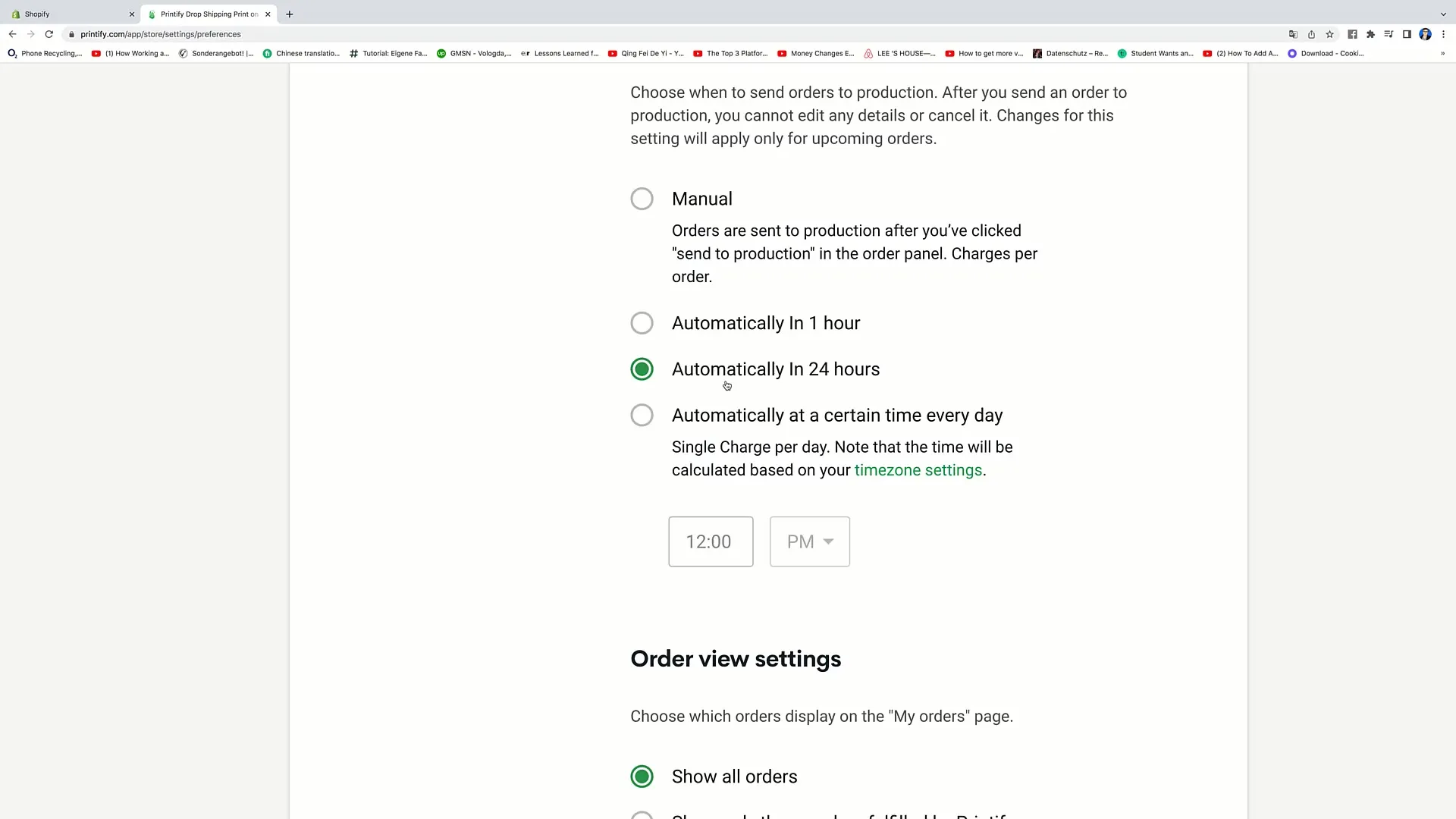 Kurs E-Commerce: Printify - Tinjauan tentang fungsi akun Kurs E-Commerce: Printify - Tinjauan tentang fitur akun