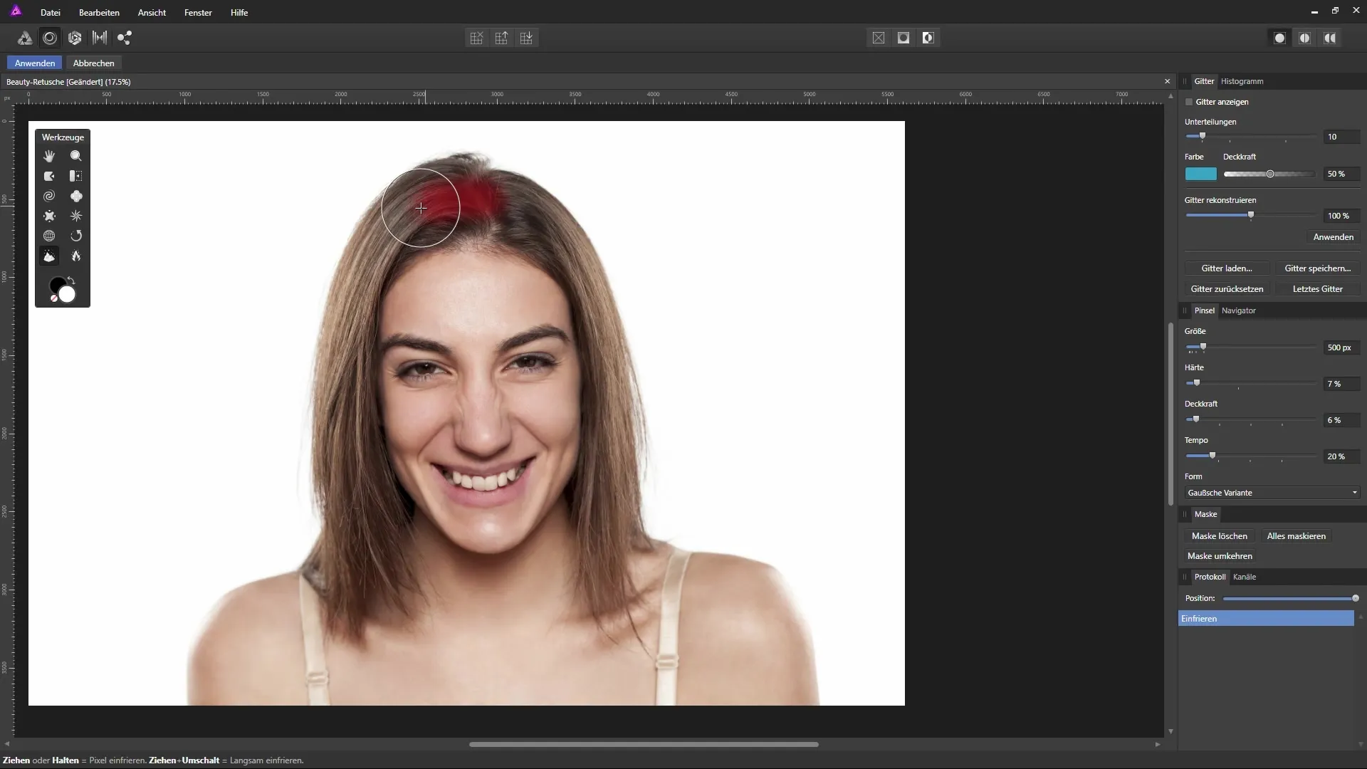 Präzise Gesichtmodellierung in Affinity Photo Präzise Gesichtmodellierung in Affinity Photo