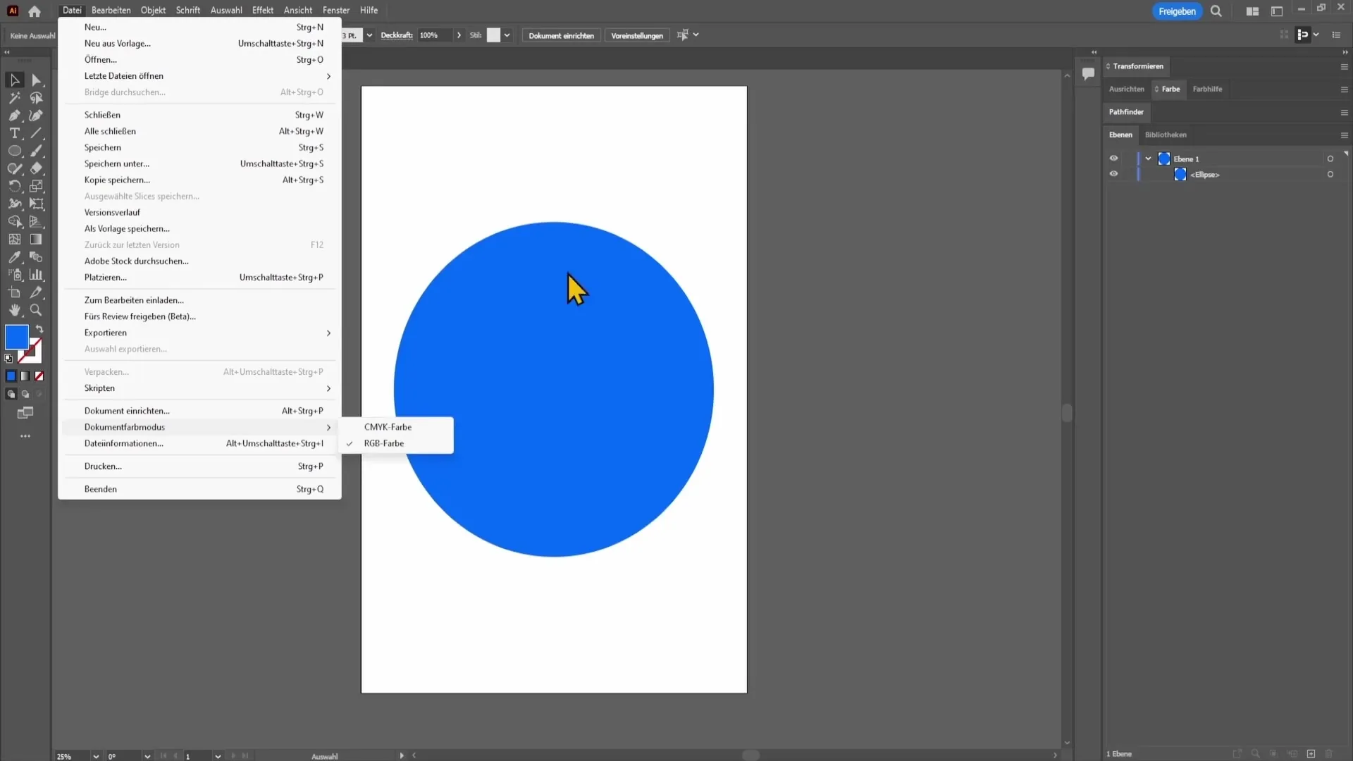 Farbmanagement in Adobe Illustrator: RGB und CMYK verstehen