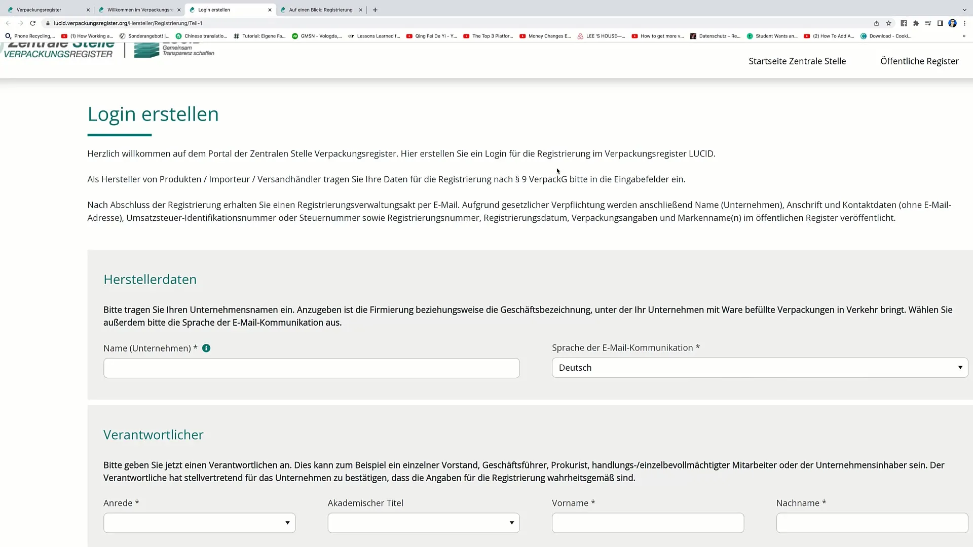 Forordning om emballage: Sådan registrerer du dig succesfuldt hos LUCID Pakke-loven: Sådan registrerer du dig succesfuldt hos LUCID