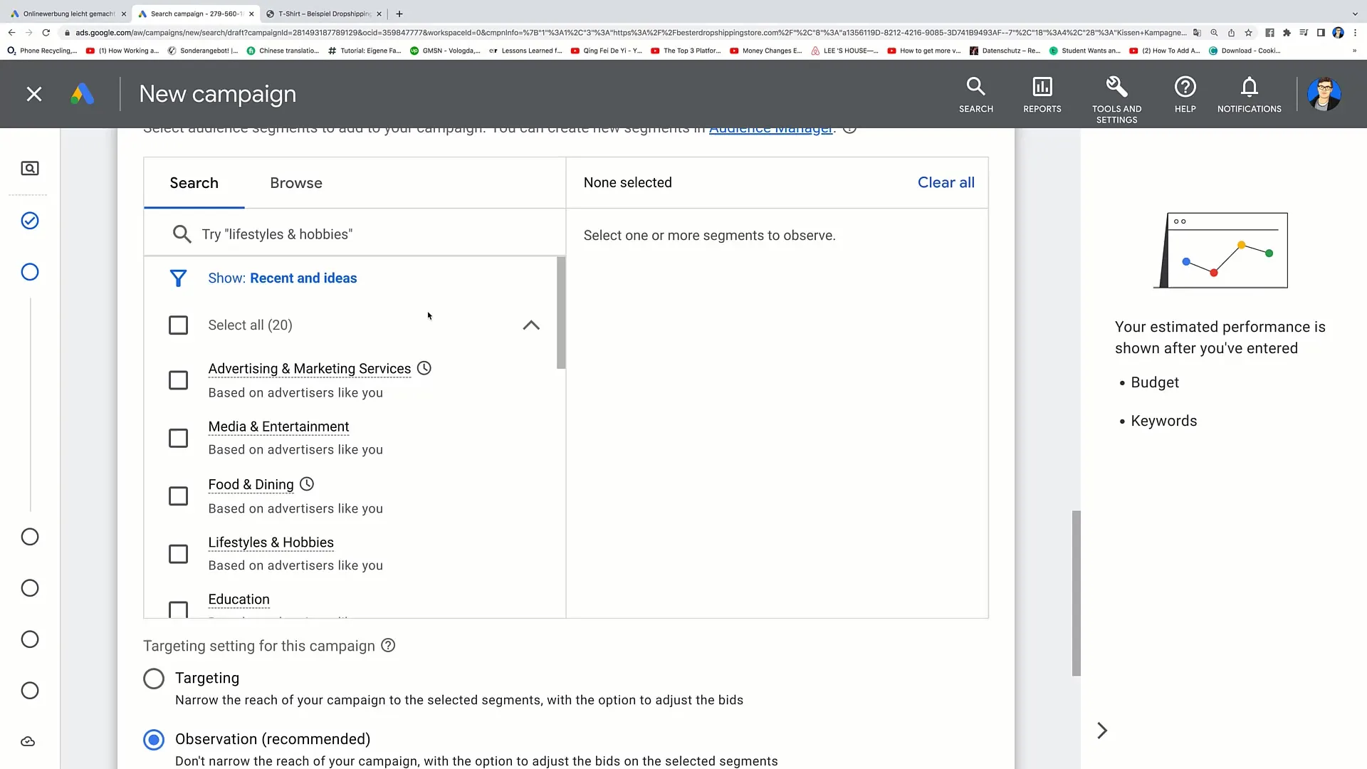 Google-Annoncering målretning for e-handel: Vejledning til målgruppekommunikation Google Ads-målretning til e-handel: Vejledning til målgruppesøgning
