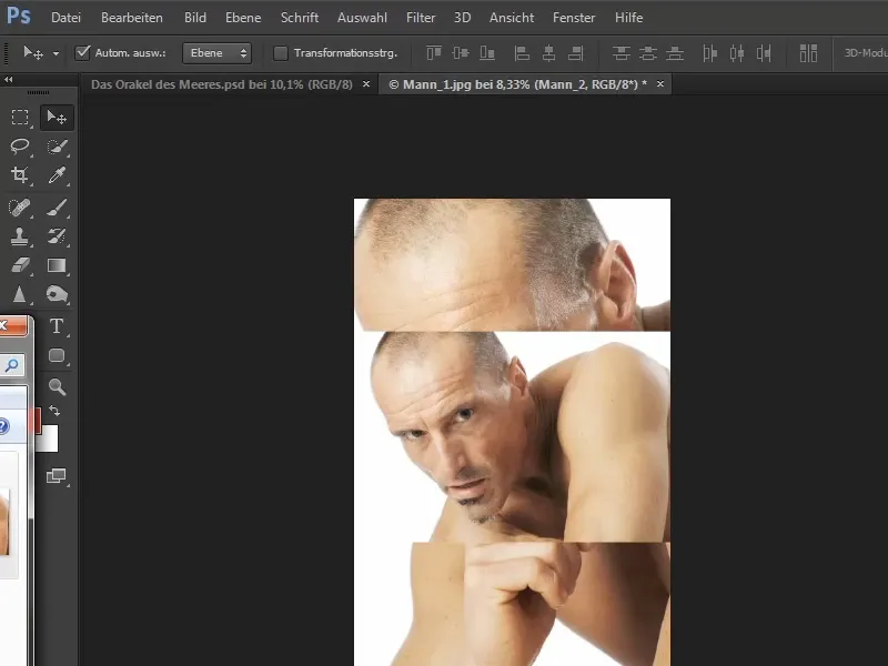 Photoshop-Composing - Das Orakel des Meeres - Teil 05: Maske vorbereiten und platzieren