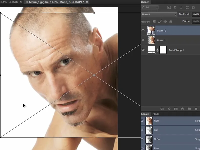 Photoshop-Composing - Das Orakel des Meeres - Teil 05: Maske vorbereiten und platzieren