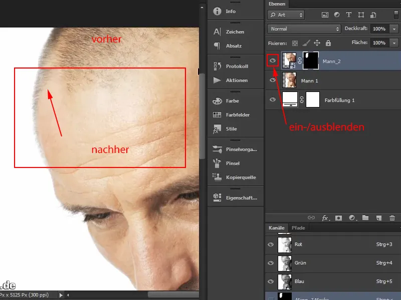 Photoshop-Composing - Das Orakel des Meeres - Teil 05: Maske vorbereiten und platzieren