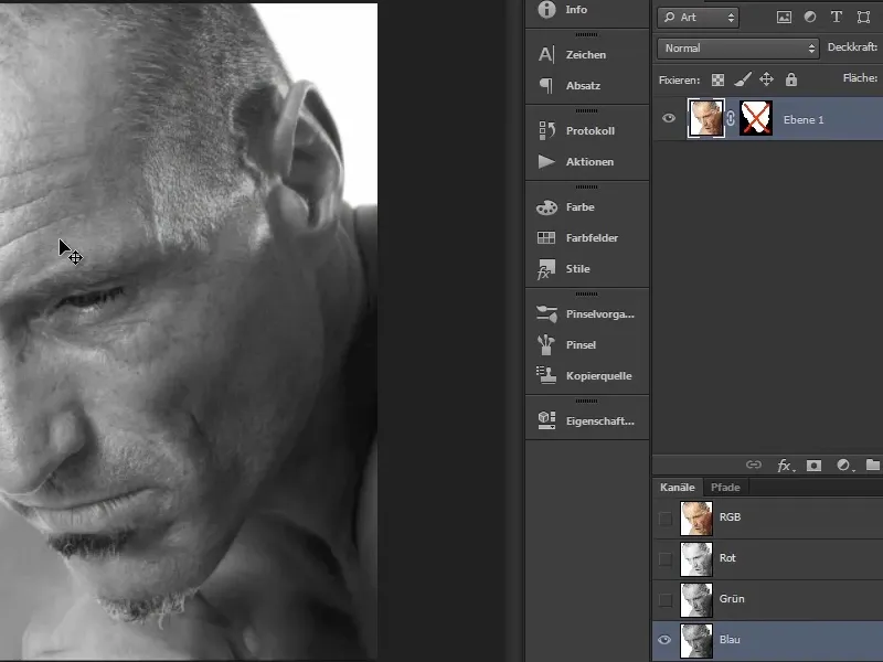 Photoshop-Composing - Das Orakel des Meeres - Teil 05: Maske vorbereiten und platzieren