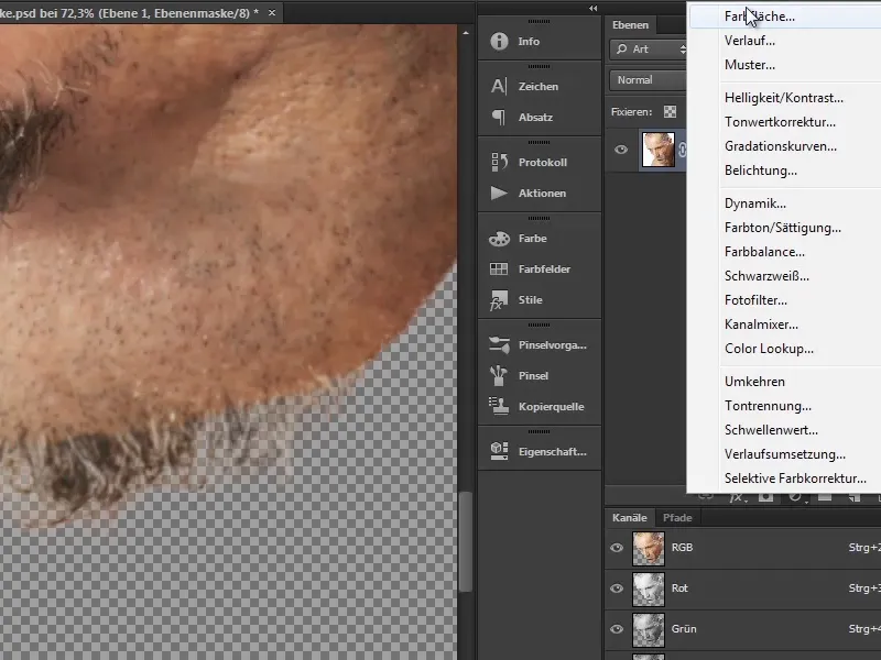 Photoshop-Composing - Das Orakel des Meeres - Teil 05: Maske vorbereiten und platzieren