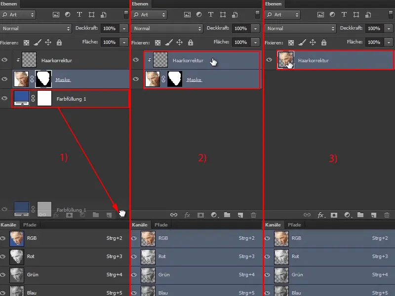 Photoshop-Composing - Das Orakel des Meeres - Teil 05: Maske vorbereiten und platzieren