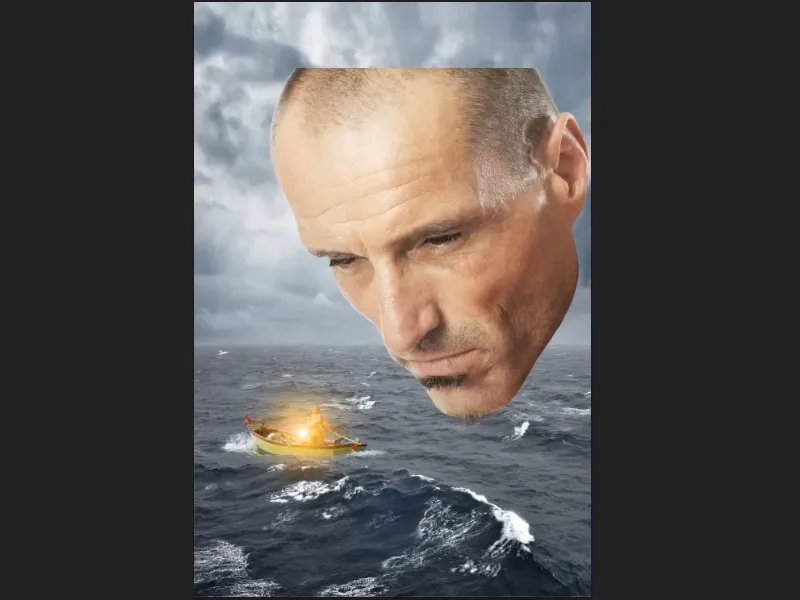 Photoshop-Composing - Das Orakel des Meeres - Teil 05: Maske vorbereiten und platzieren