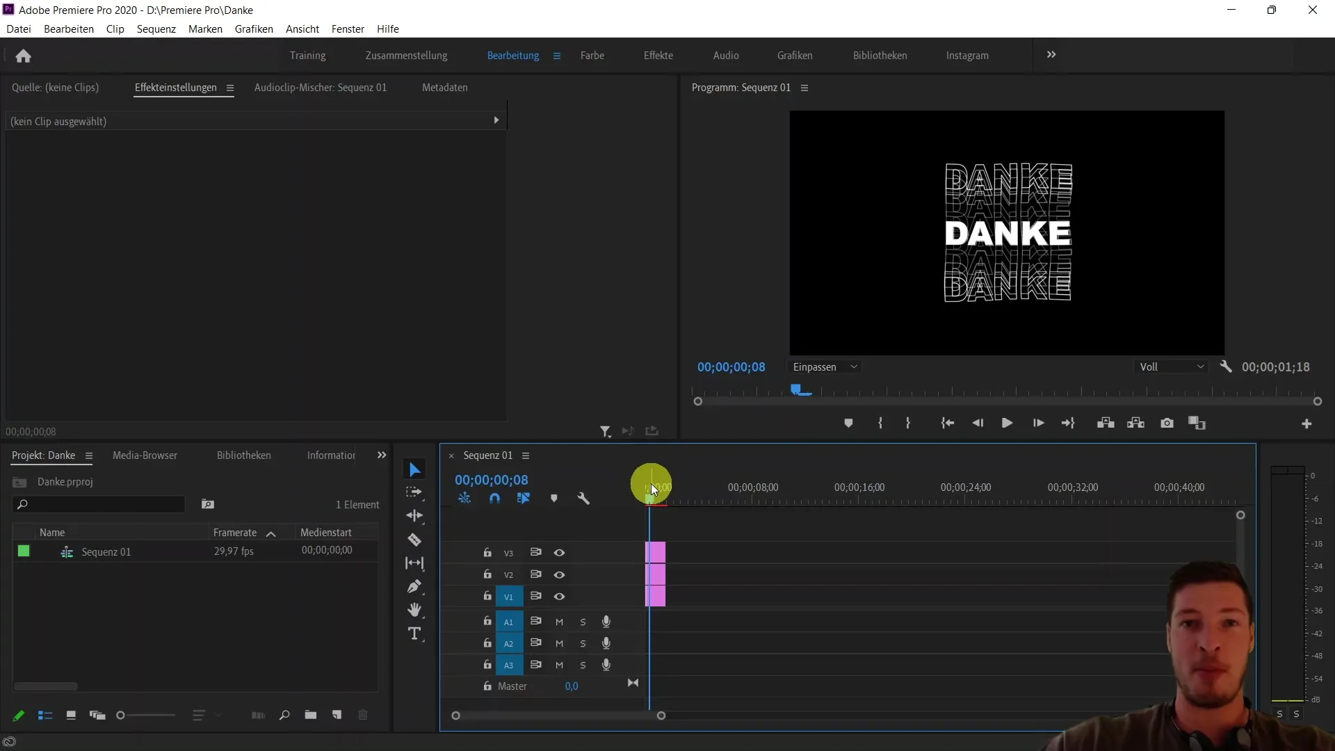 Abschluss des Videobearbeitungskurses in Premiere Pro Abschluss des Videobearbeitungskurses in Premiere Pro