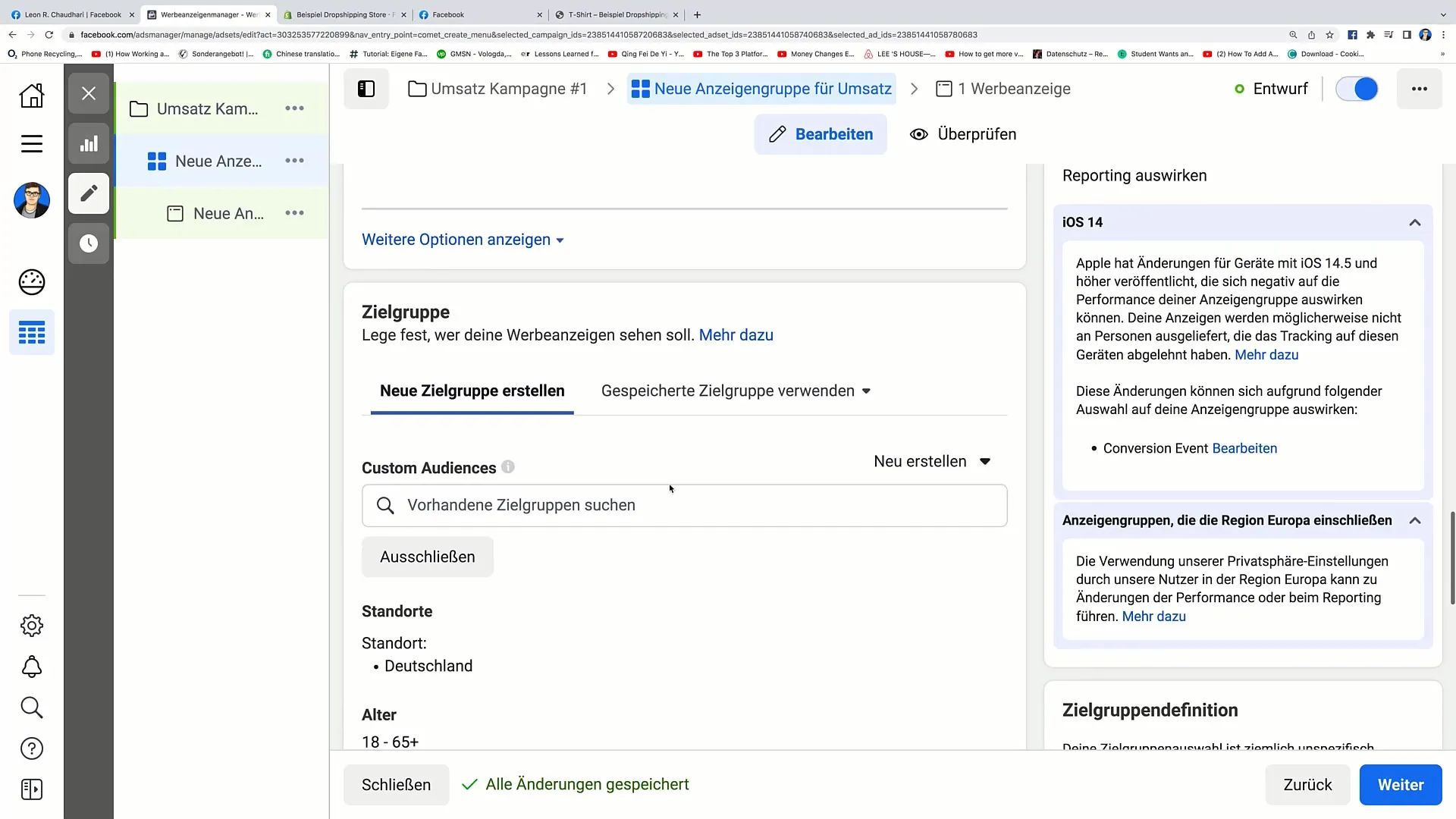 Steg-för-steg-instruktioner för att skapa Facebook-konverteringsannonser