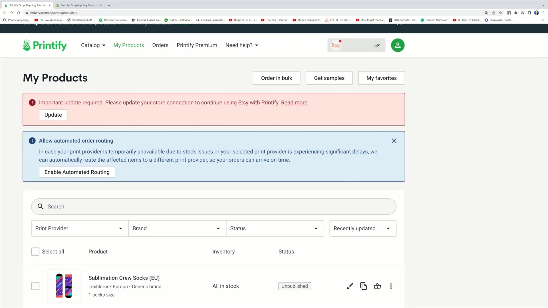 Anslut Shopify och Printify - Steg-för-steg-guide för en framgångsrik e-handel