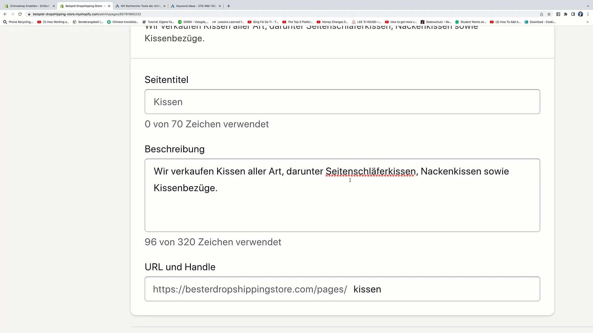 E-handelskurs: Effektiv användning av Google Keyword Planner för din Shopify-blog