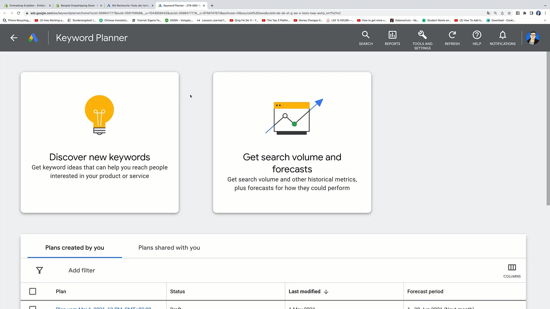 E-handelskurs: Effektiv användning av Google Keyword Planner för din Shopify-blog