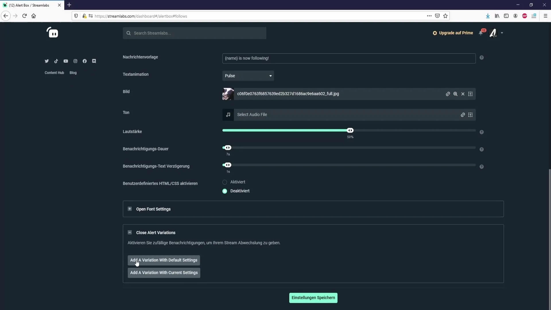 Variaciones de alertas en Streamlabs OBS para transmisiones creativas Variaciones de alertas en Streamlabs OBS para streams creativos