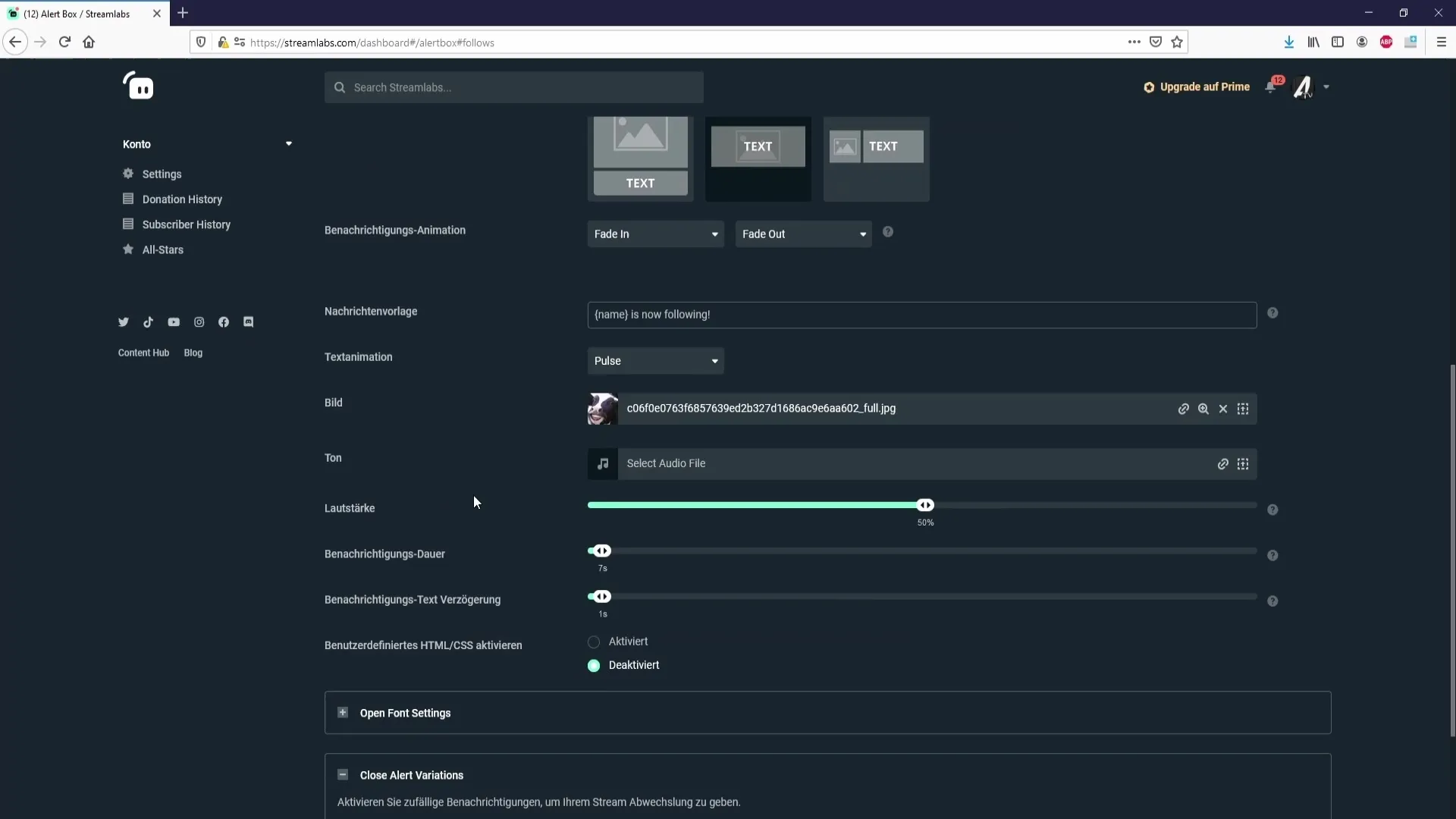 Variaciones de alertas en Streamlabs OBS para streams creativos Variaciones de alertas en Streamlabs OBS para streams creativos