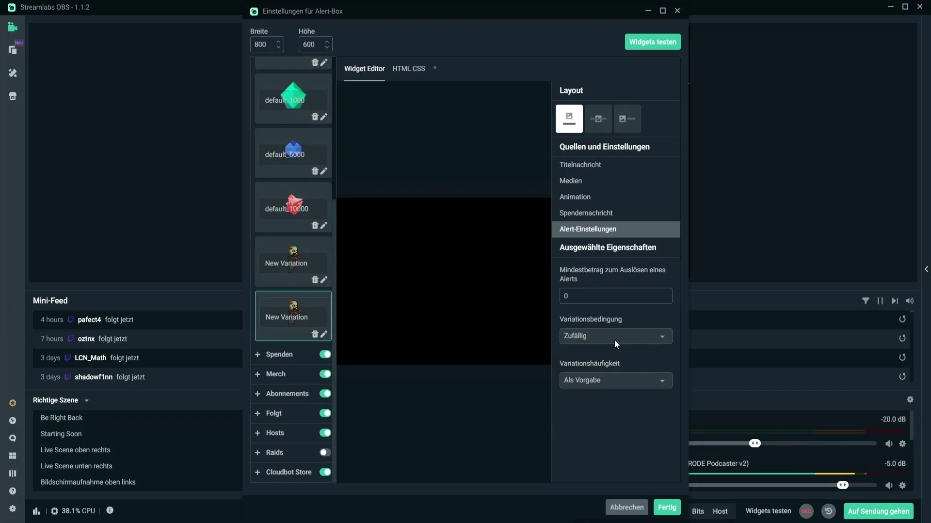 Variaciones de alertas en Streamlabs OBS para streams creativos Variaciones de alertas en Streamlabs OBS para streams creativos