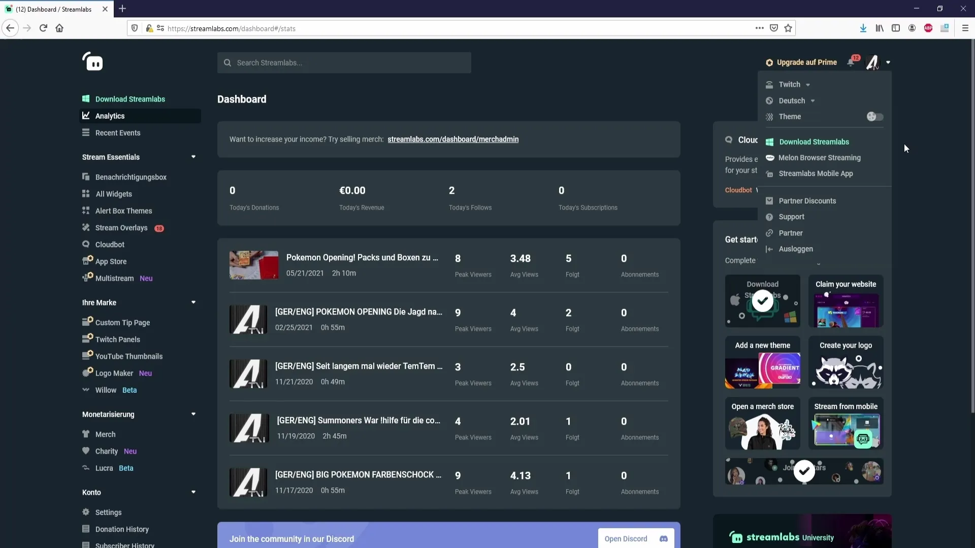 Variaciones de alertas en Streamlabs OBS para streams creativos Variaciones de alertas en Streamlabs OBS para streams creativos