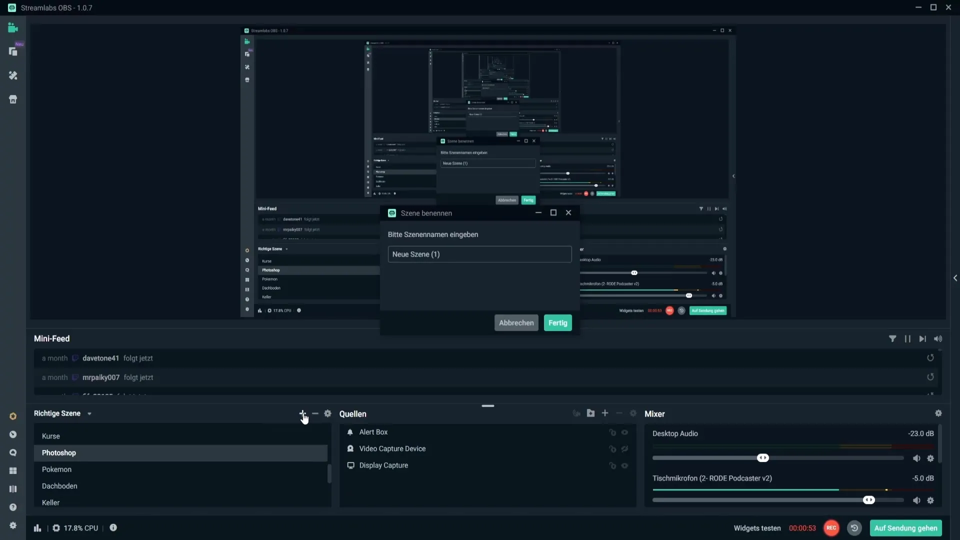 Insertar GIF y texto en Streamlabs Insertar GIF y texto en Streamlabs