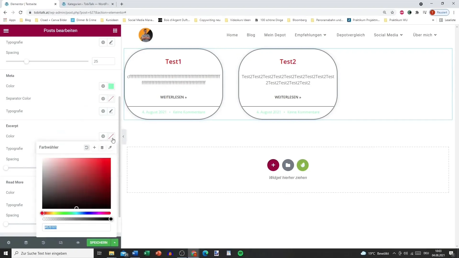 Successfully designing posts on WordPress with Elementor