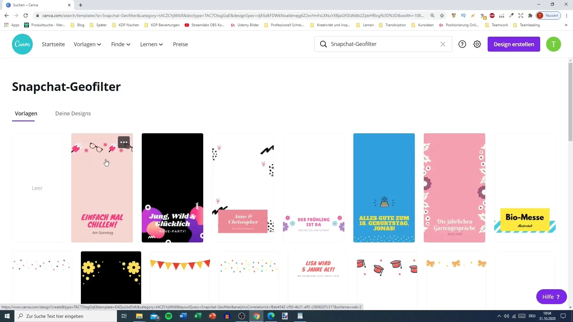 Luo Geosuodatin Snapchatille Canvassa