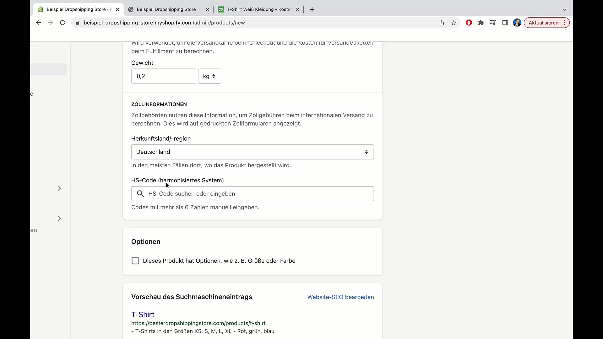 E-Commerce-Kurs: Shopify - Produkte anlegen und Bestellprozess abwickeln E-Commerce-Kurs: Shopify - Produkte anlegen und Bestellprozess abwickeln