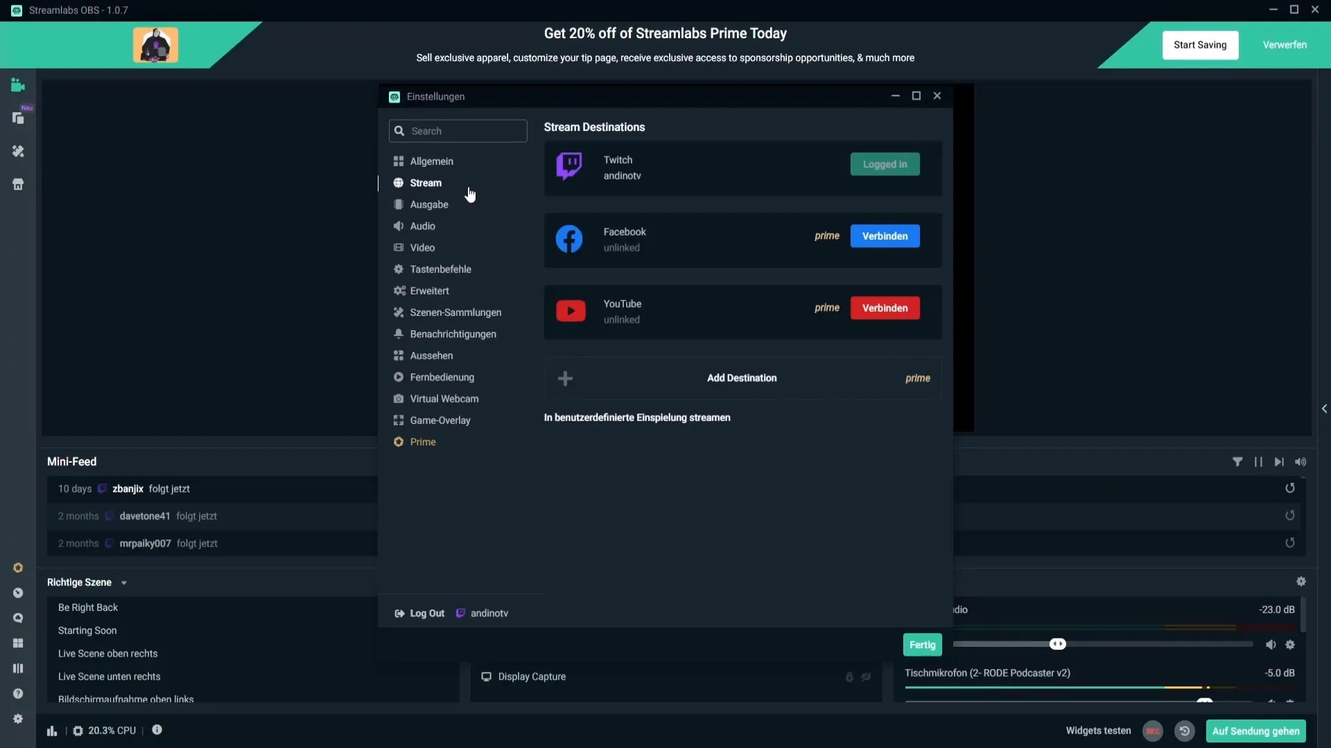 Twitch Streaming: Así encuentras la bitrate perfecta Streaming en Twitch: Así encuentras la bitrate perfecta