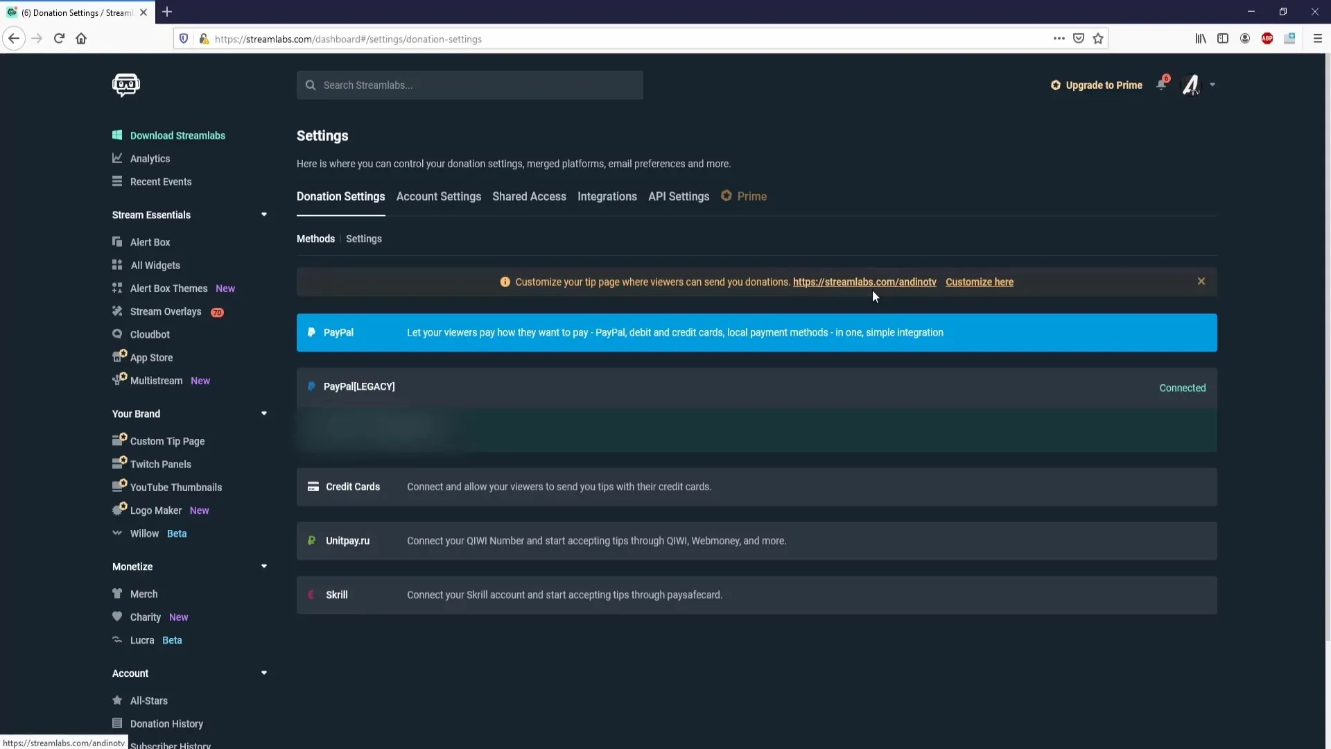 Configurar donaciones en Twitch en 10 pasos Configurar donaciones en Twitch en 10 pasos