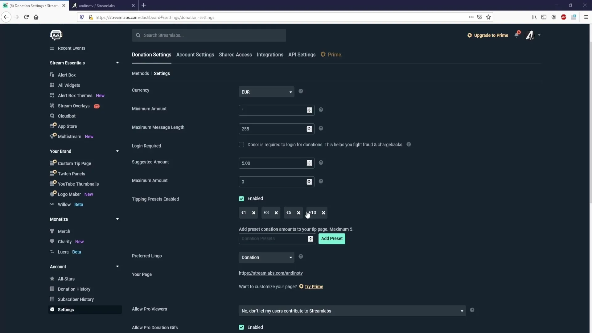 Configurar donaciones en Twitch en 10 pasos Configurar donaciones en Twitch en 10 pasos