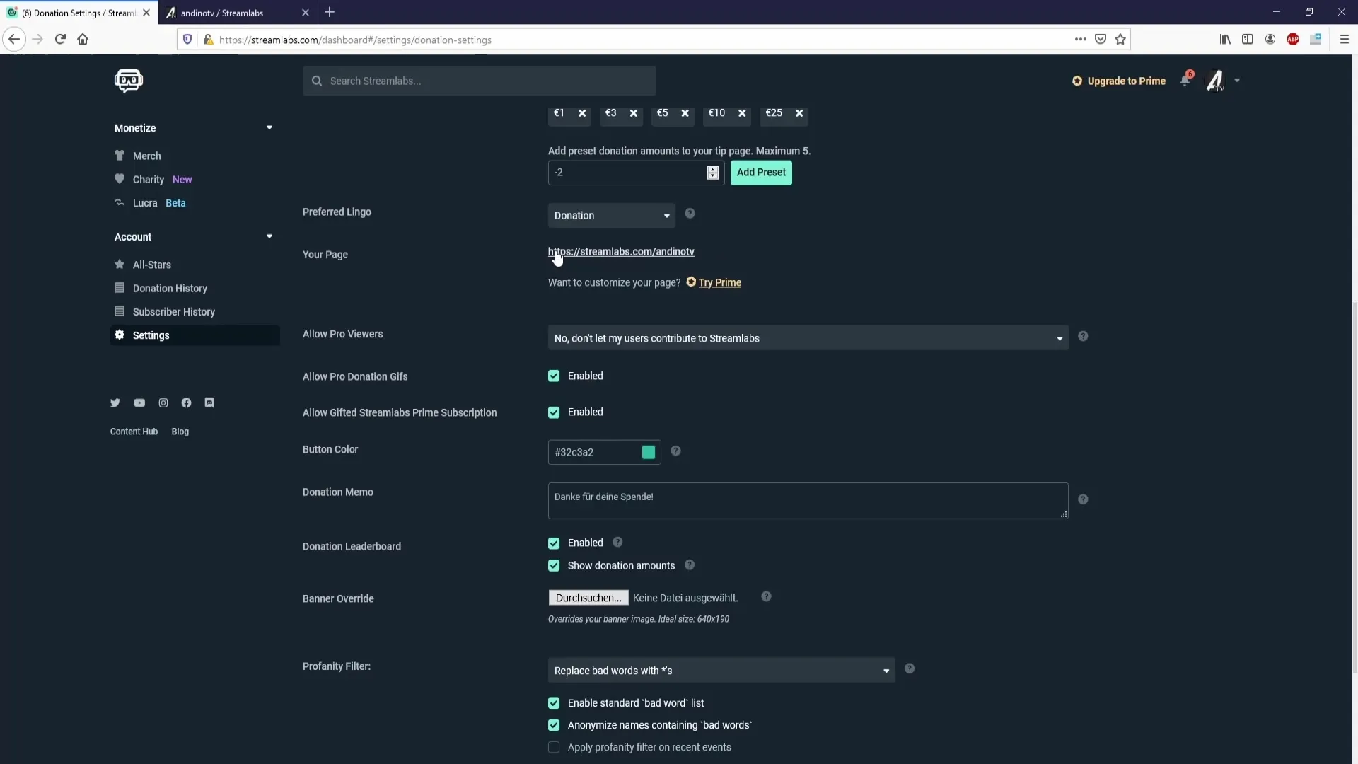 Configurar donaciones en Twitch en 10 pasos Configurar donaciones en Twitch en 10 pasos