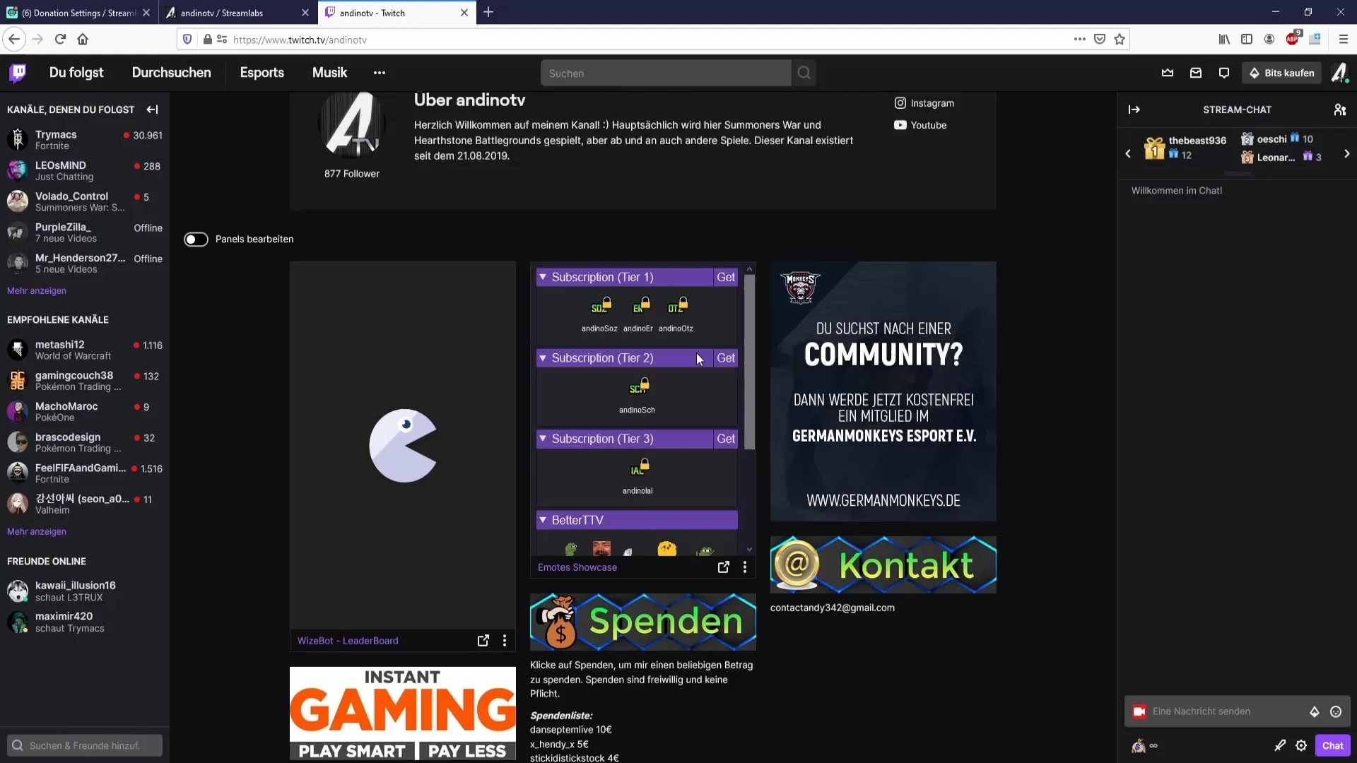 Configurar donaciones en Twitch en 10 pasos Configurar donaciones en Twitch en 10 pasos