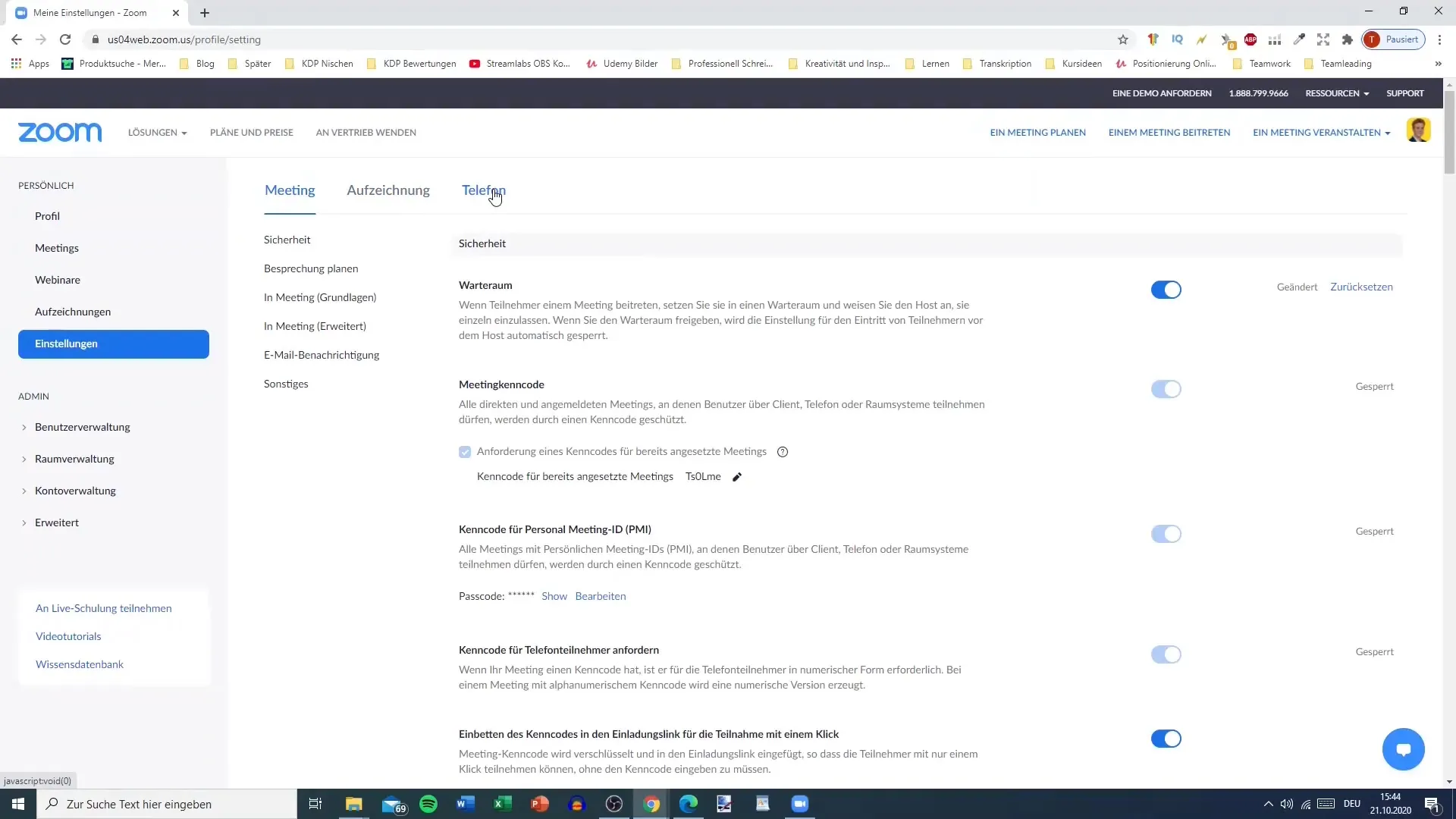 Paramètres de compte Zoom efficaces pour les utilisateurs Paramètres de compte Zoom efficaces pour les utilisateurs