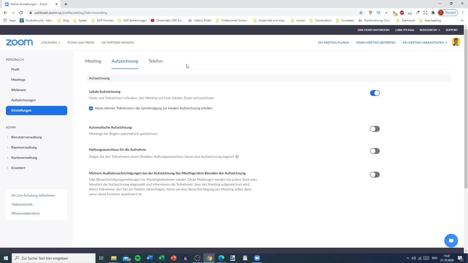 Paramètres de compte Zoom efficaces pour les utilisateurs Paramètres de compte Zoom efficaces pour les utilisateurs