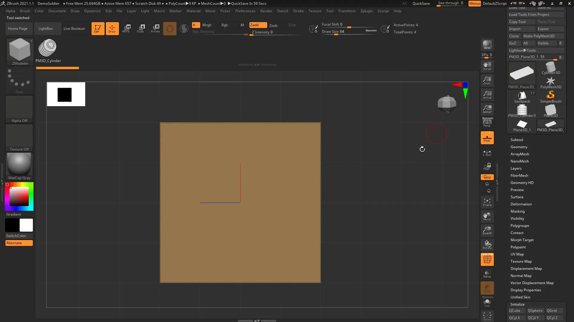 ZBrush 2021 - Use Nanomesh Instances Properly ZBrush 2021 - Use Nanomesh Instances Correctly