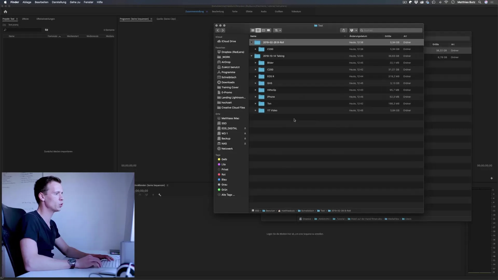 Estructura de carpetas óptima para proyectos de Premiere Pro CC