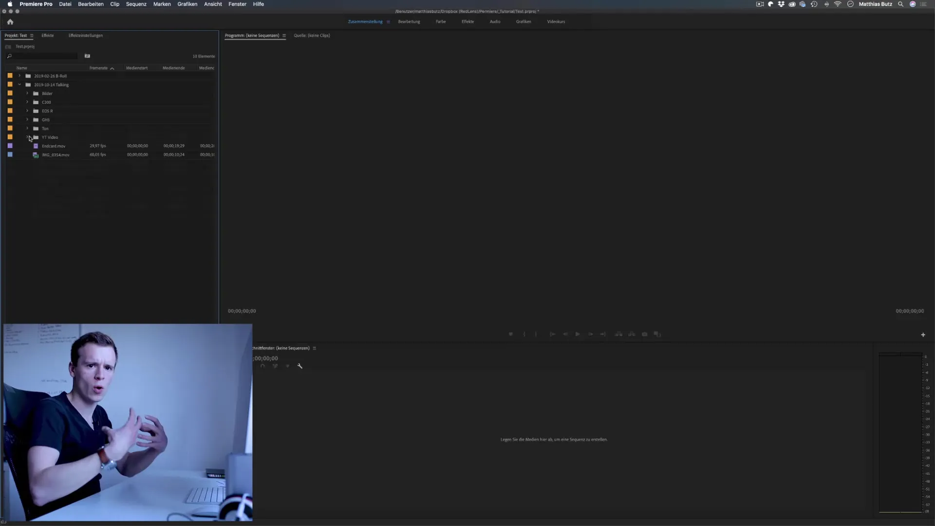 Estructura de carpetas óptima para proyectos de Premiere Pro CC