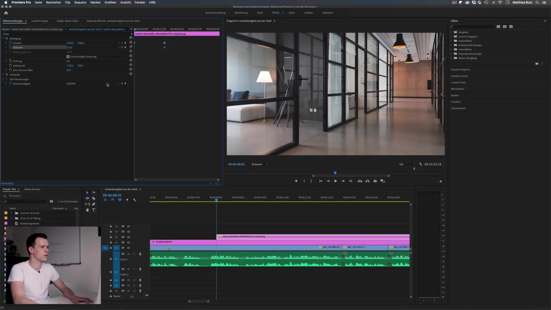 Implementar creativamente el efecto Ken Burns con Adobe Premiere Pro Efecto Ken Burns implementado creativamente con Adobe Premiere Pro