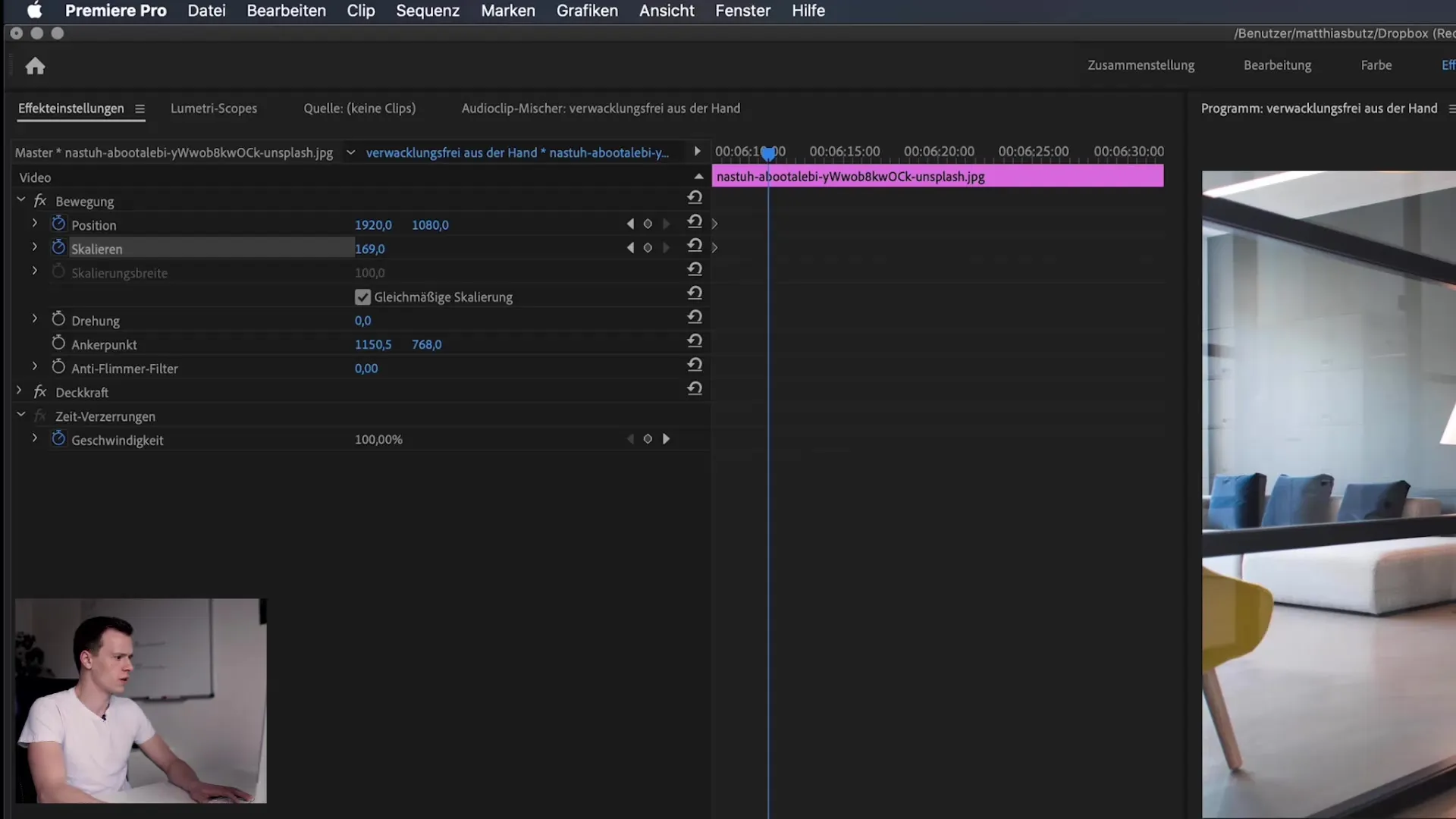Implementar creativamente el efecto Ken Burns con Adobe Premiere Pro Implementación creativa del efecto Ken Burns con Adobe Premiere Pro
