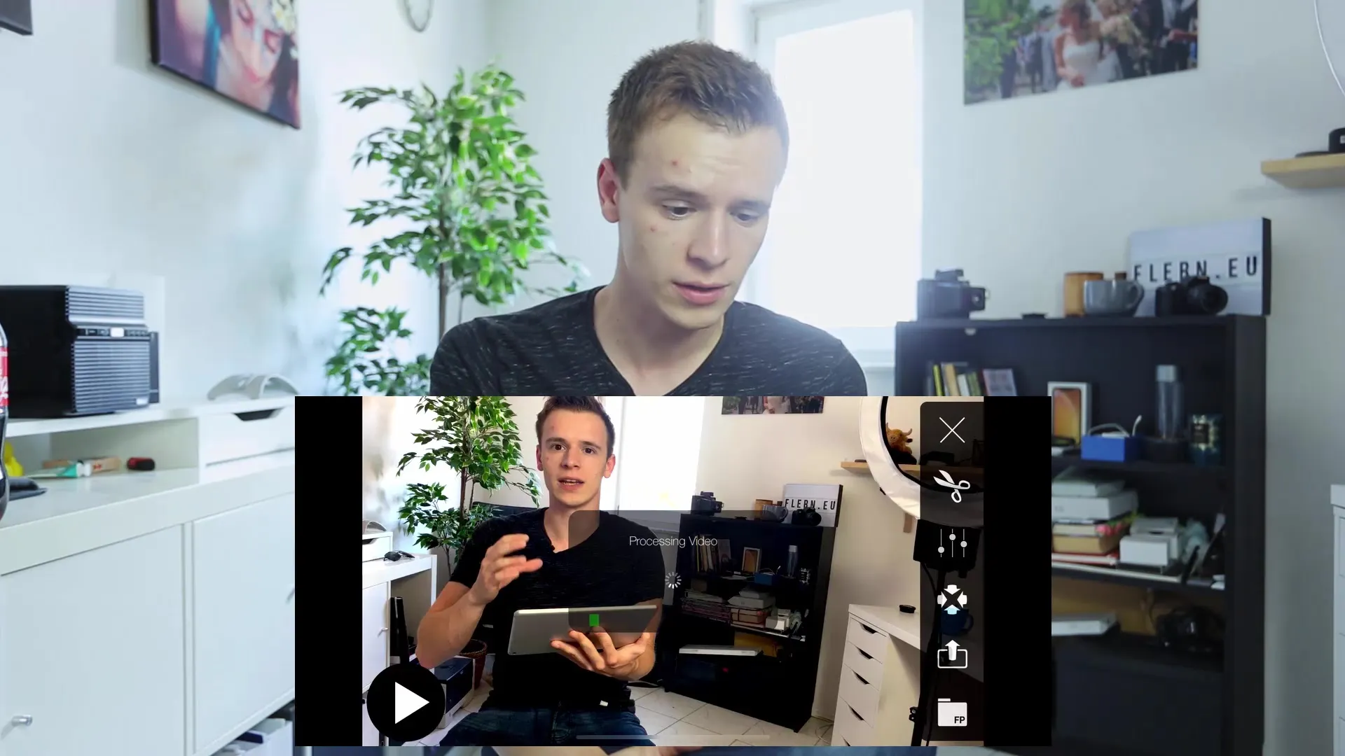 Videoredigering og farvegradering med smartphone