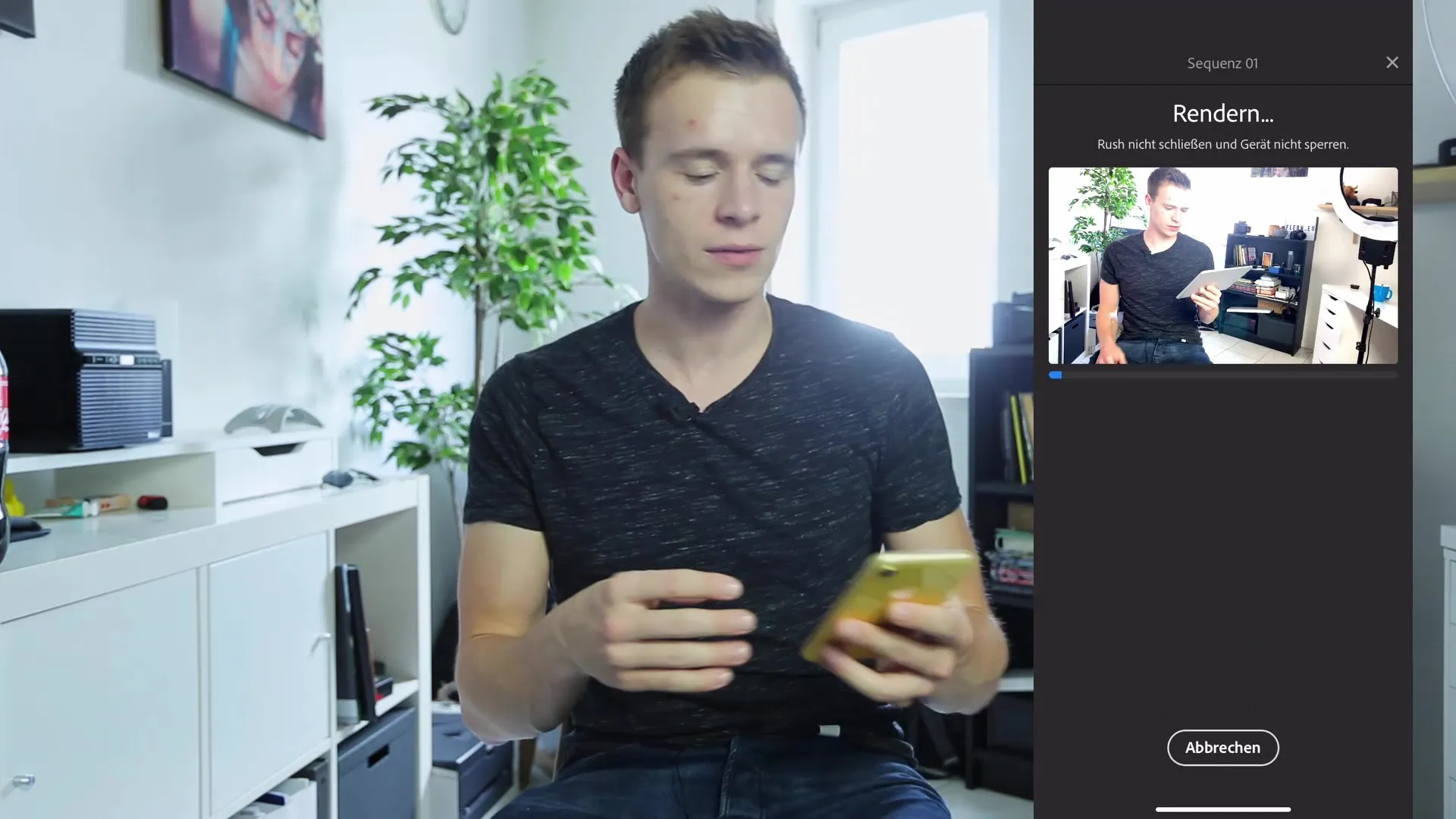 Videoredigering og farvegradering med smartphone