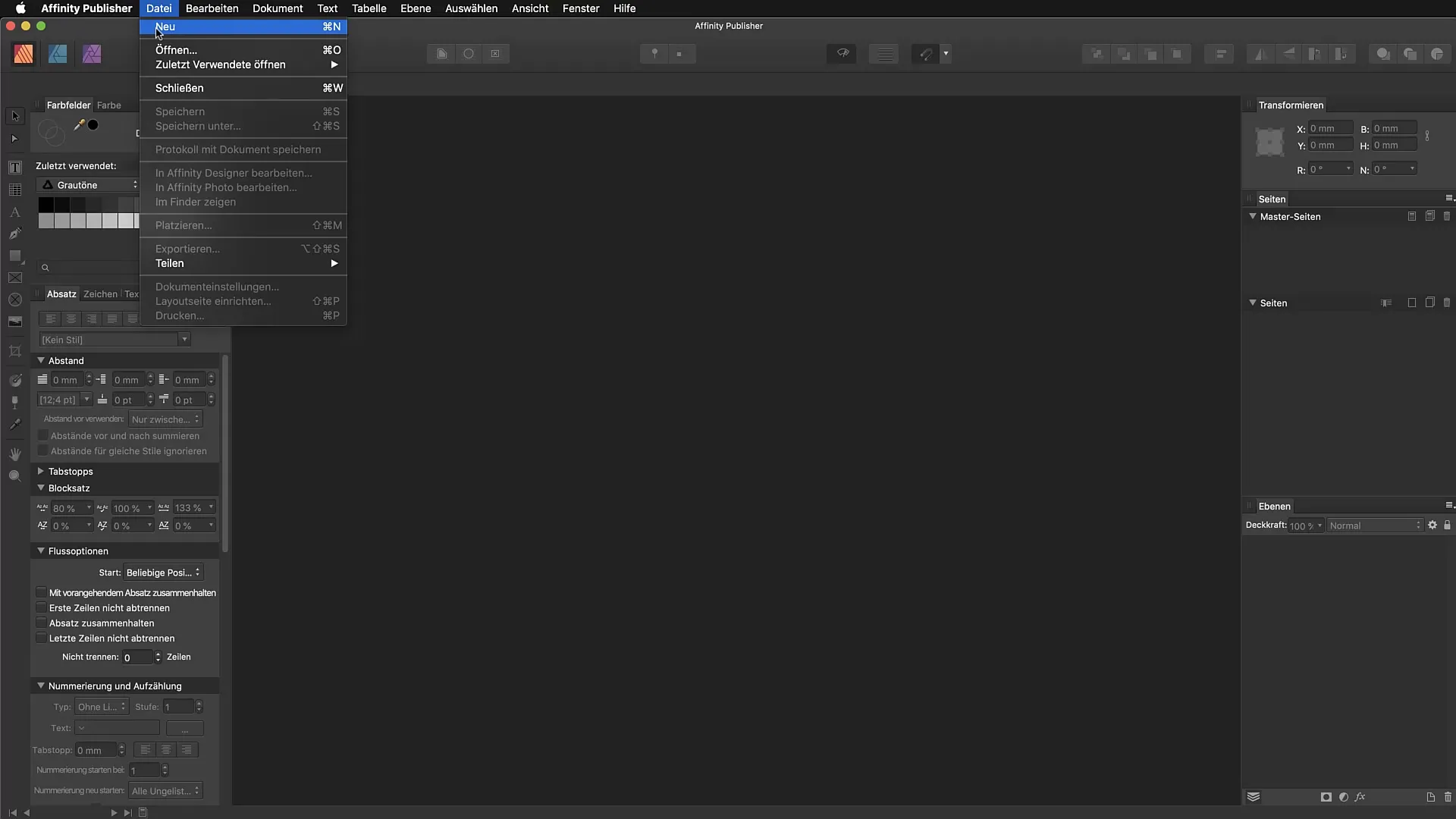 Affinity Publisherでプロフェッショナルなドキュメントレイアウトを作成する Affinity Publisherでプロフェッショナルなドキュメントレイアウトを作成する