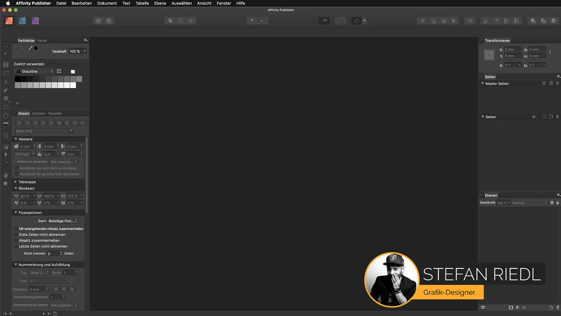 Affinity Publisherでプロフェッショナルなドキュメントレイアウトを作成する アフィニティパブリッシャーでプロフェッショナルなドキュメントレイアウトを作成する