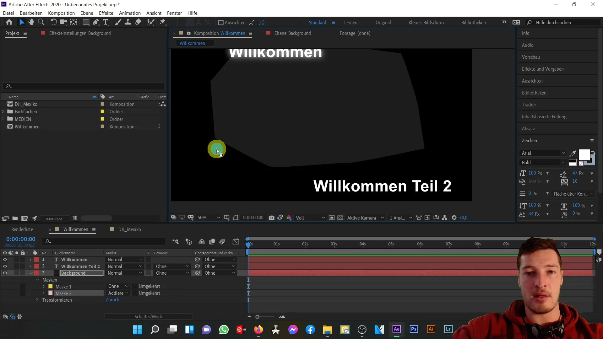 Pemanfaatan optimal area pratinjau di After Effects Penggunaan optimal dari area pratinjau di After Effects