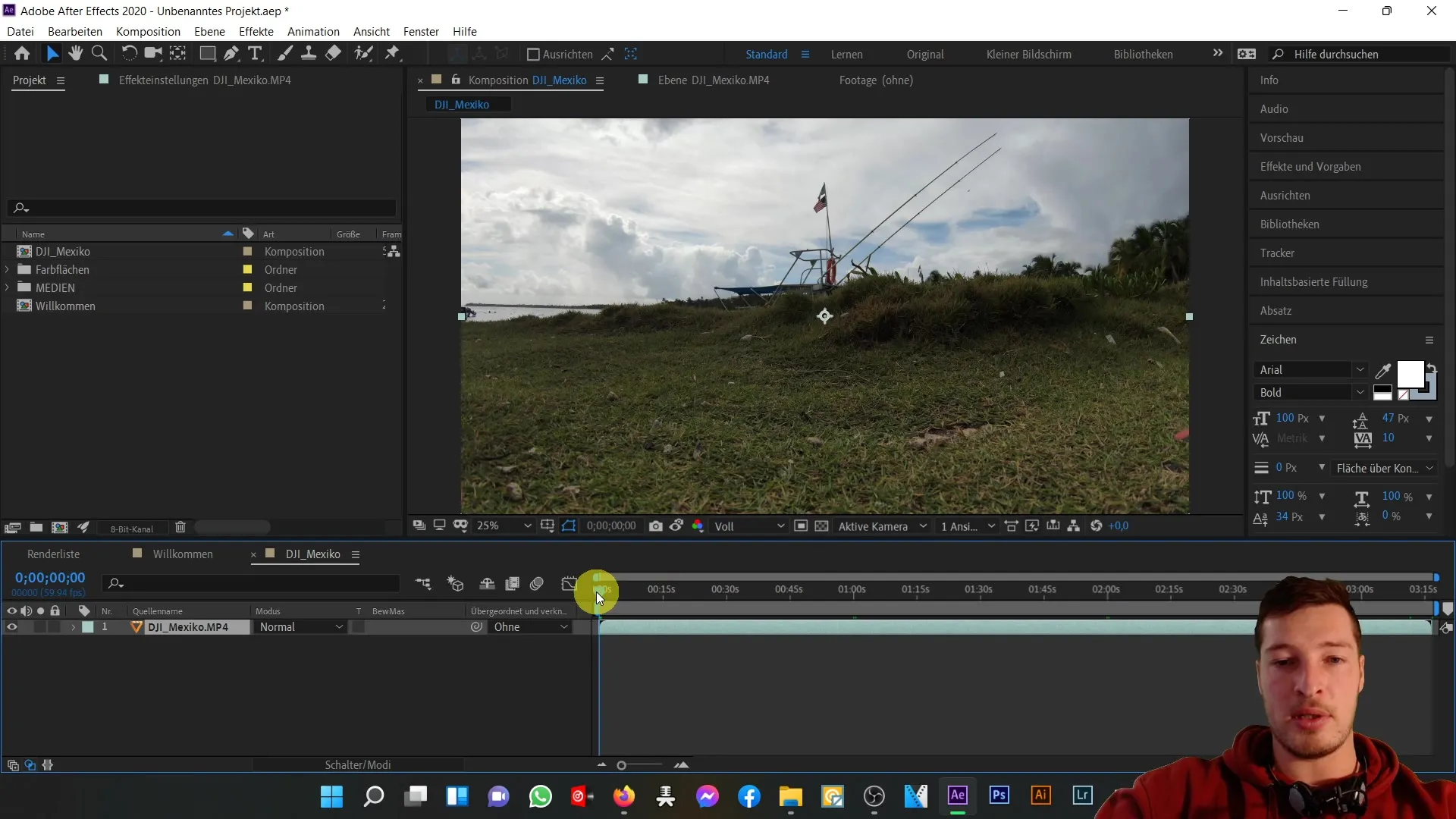 Pemanfaatan optimal area pratinjau di After Effects Penggunaan optimal dari area pratinjau di After Effects