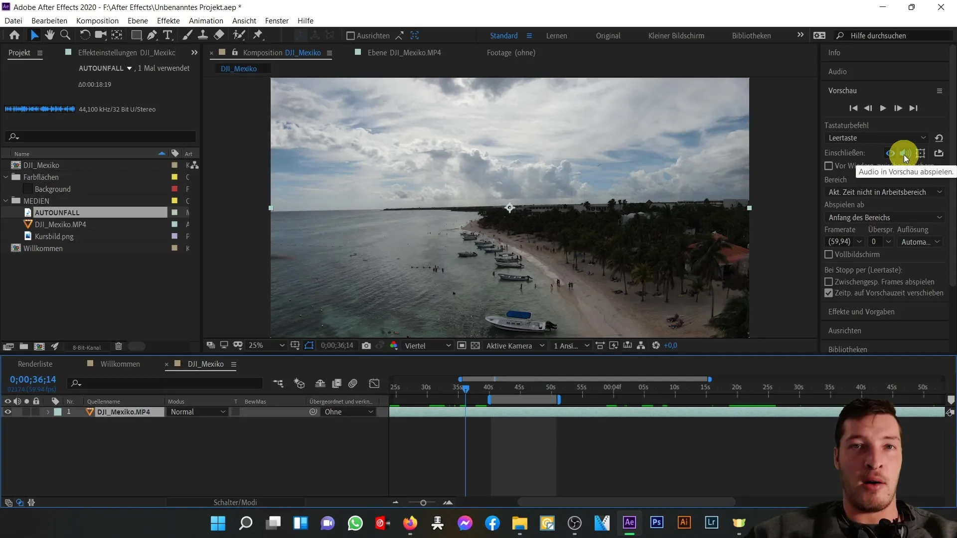 Vorschau-Anpassungen in After Effects – Optimale Nutzung des Vorschau-Bereichs