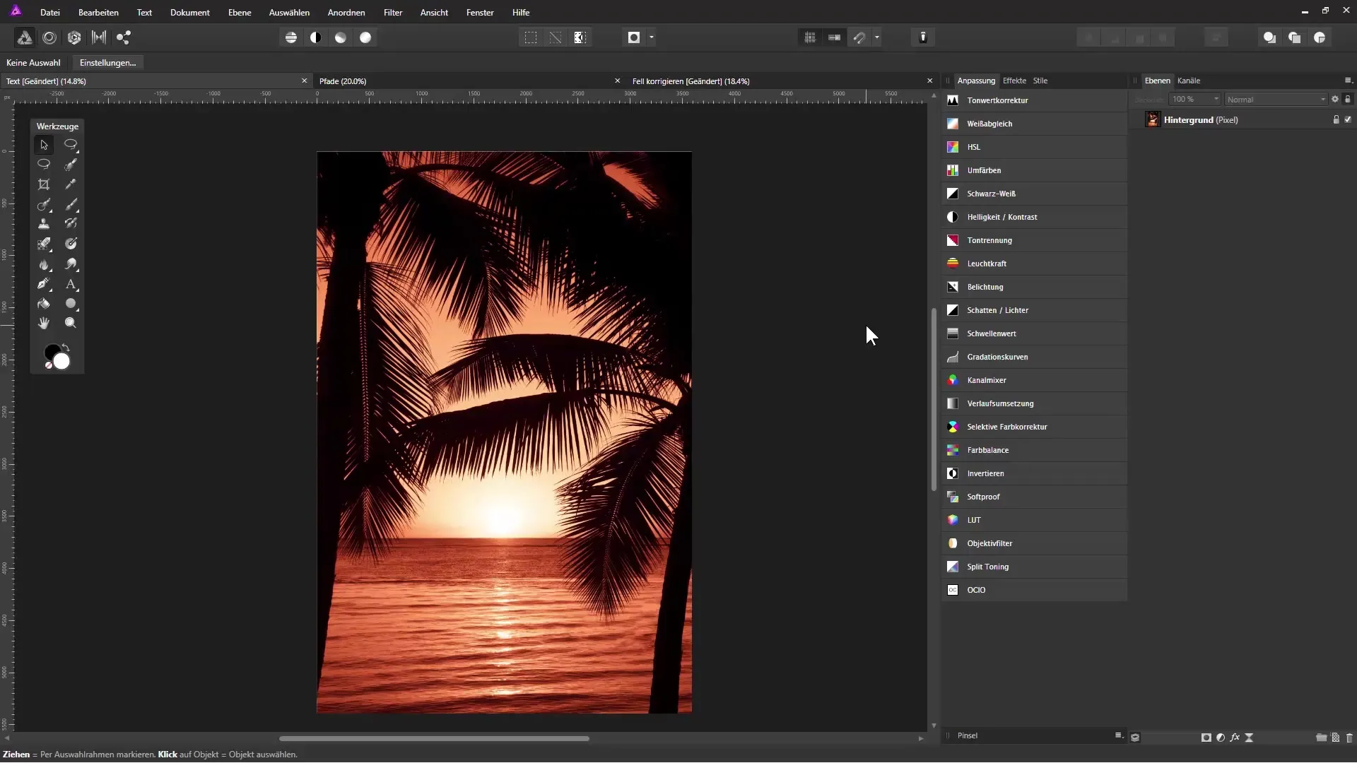 Uporaba obrezovalnih mask v Affinity Photo