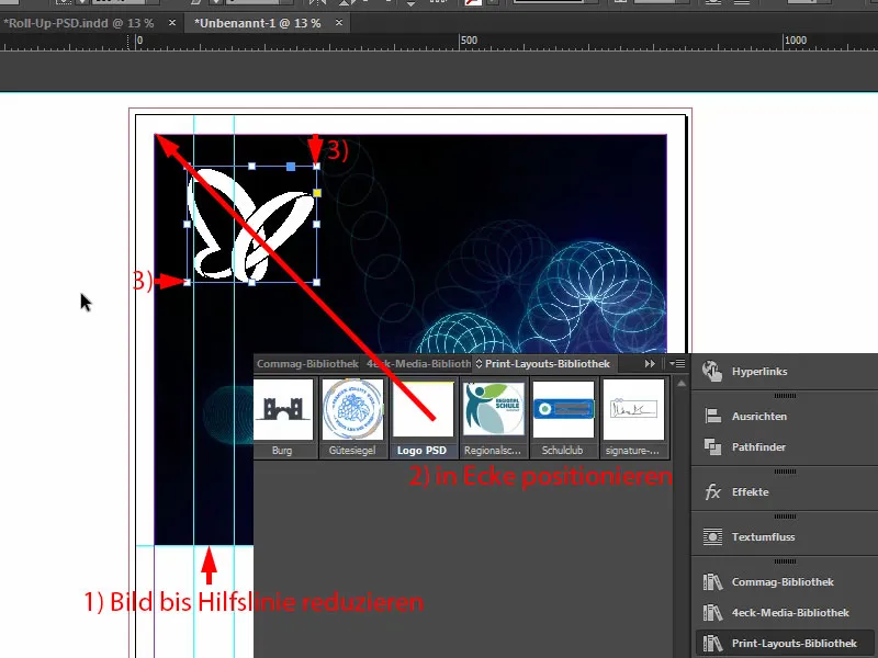 Crear un rollup compatible con la impresión