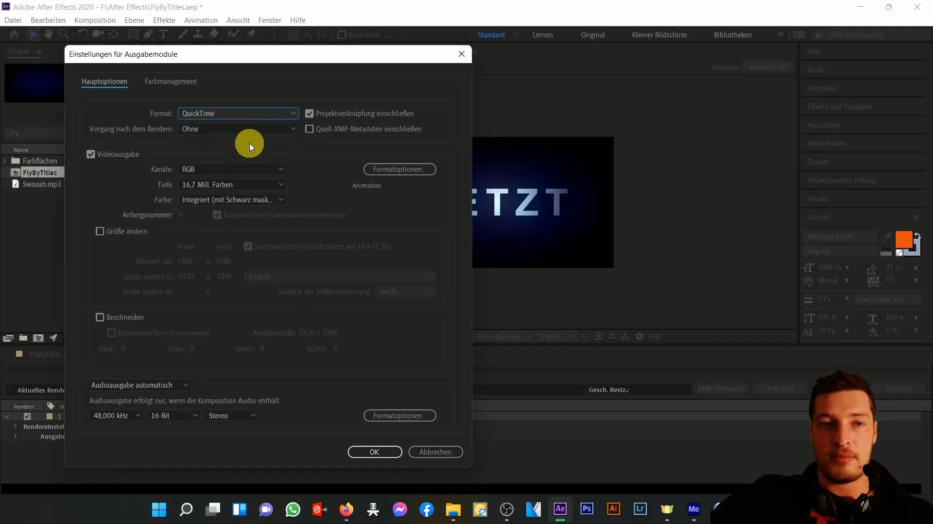 Ekspor file MOV di After Effects - Sebuah tutorial lengkap Ekspor file MOV dalam After Effects - Sebuah tutorial lengkap